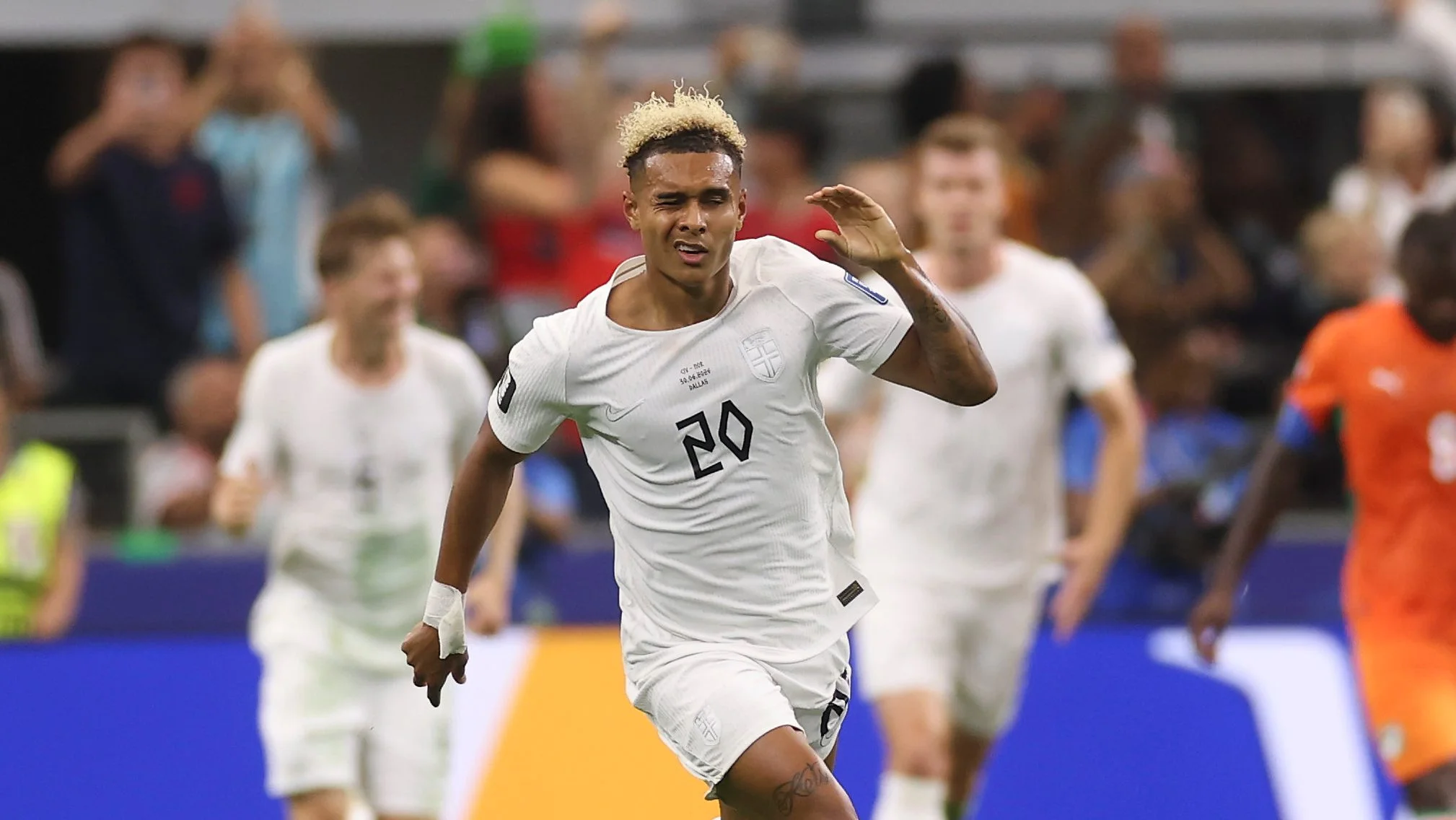 Antonio Nusa hits wondergoal as Norway edge Côte I’voire to reach last 16