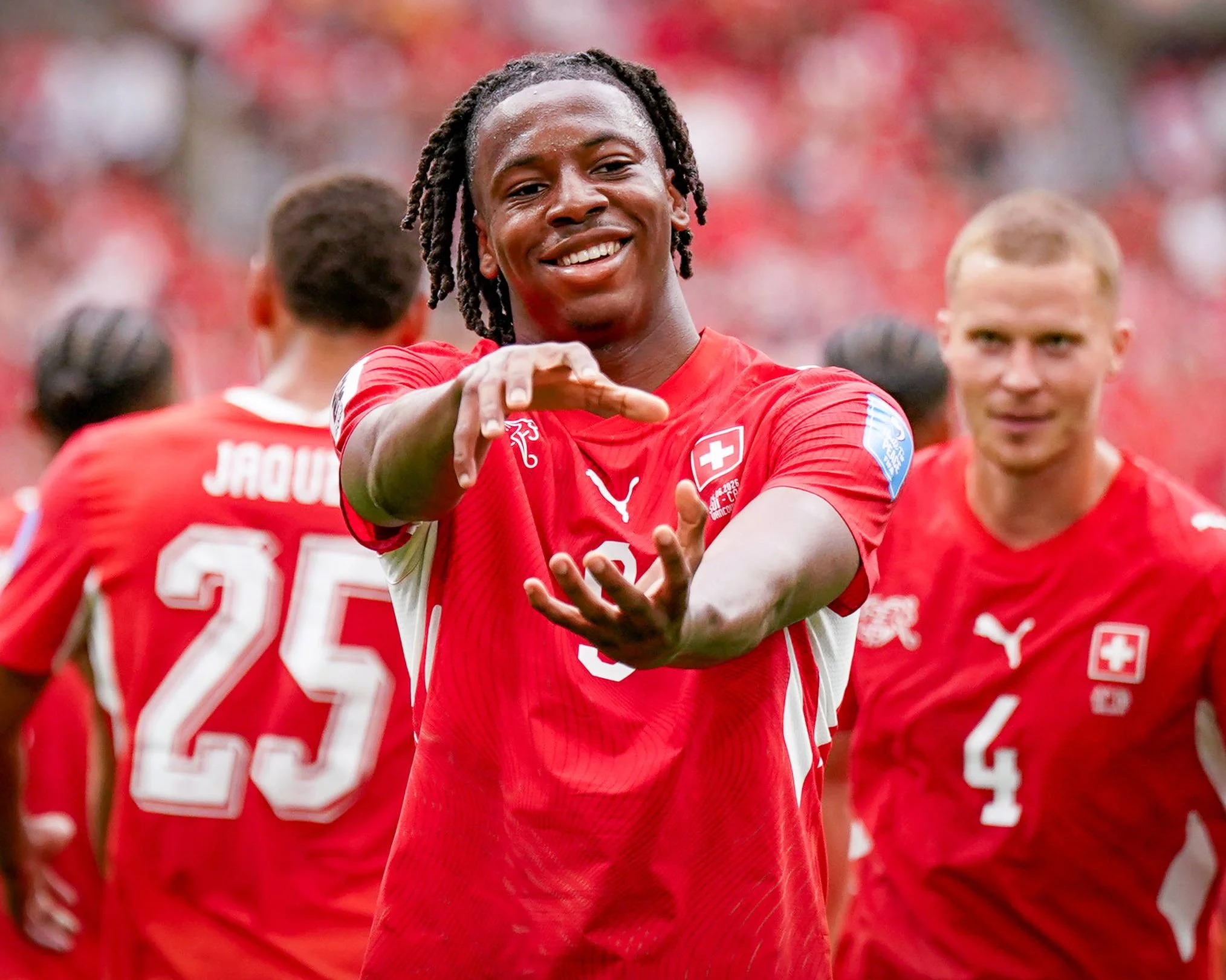 Freiburg and Switzerland star Johan Manzambi is the youngest player to register five goal involvements at a FIFA World Cup since records began.