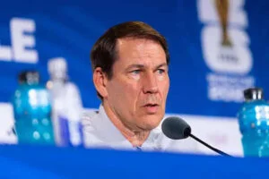 Belgium boss Rudi Garcia says his remarks were football related, not racially motivated